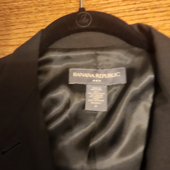 NWOT Banana Republic, black, button-up, jacket, size 4 - Picture 3 of 3